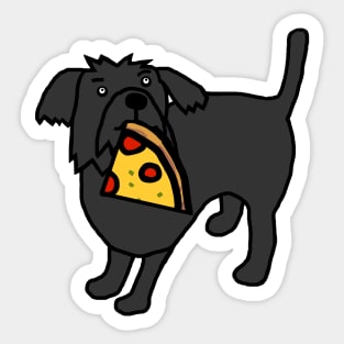 Animals like Cute Dog and Pizza Slice Sticker